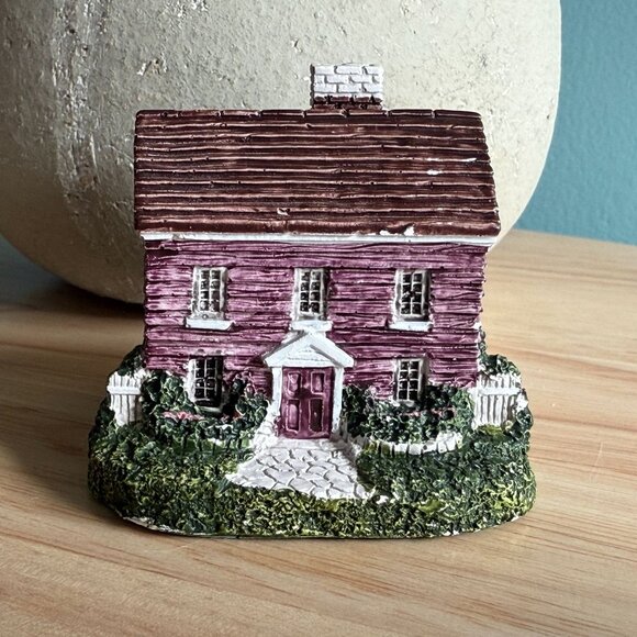 Set Of 3 American Dream Homes 1987 Posible Dreams LLC Miniature Houses - Picture 10 of 14